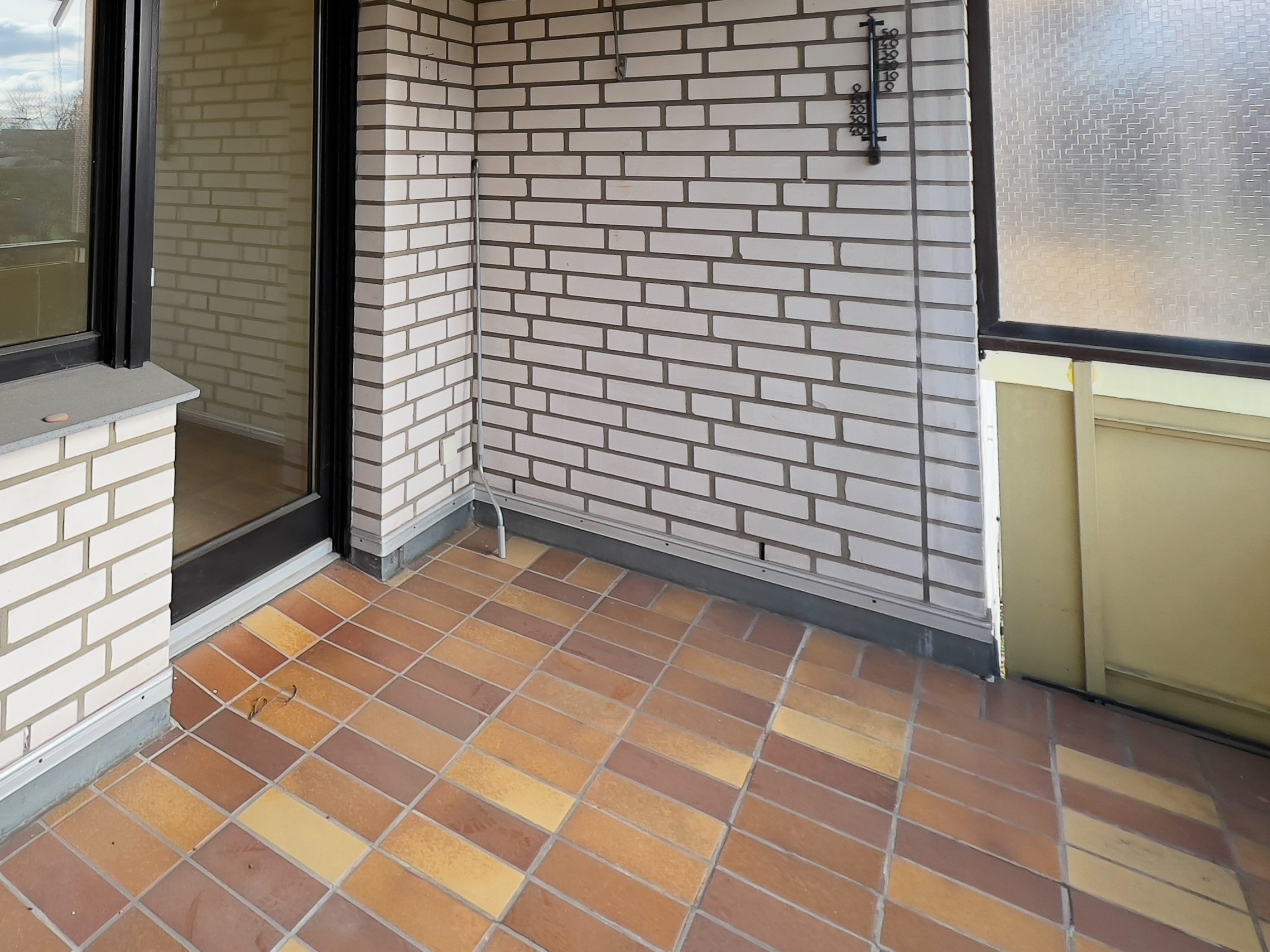 Balkon vor dem Home Staging