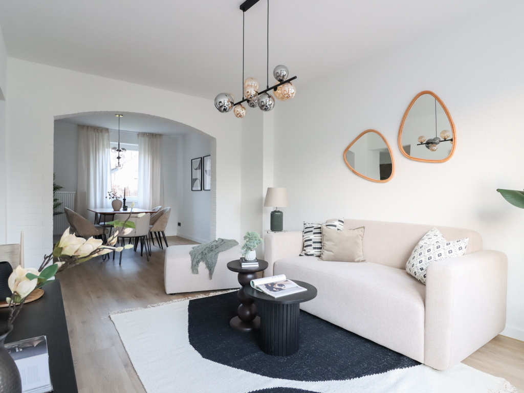Wohnzimmer nach dem Home Staging