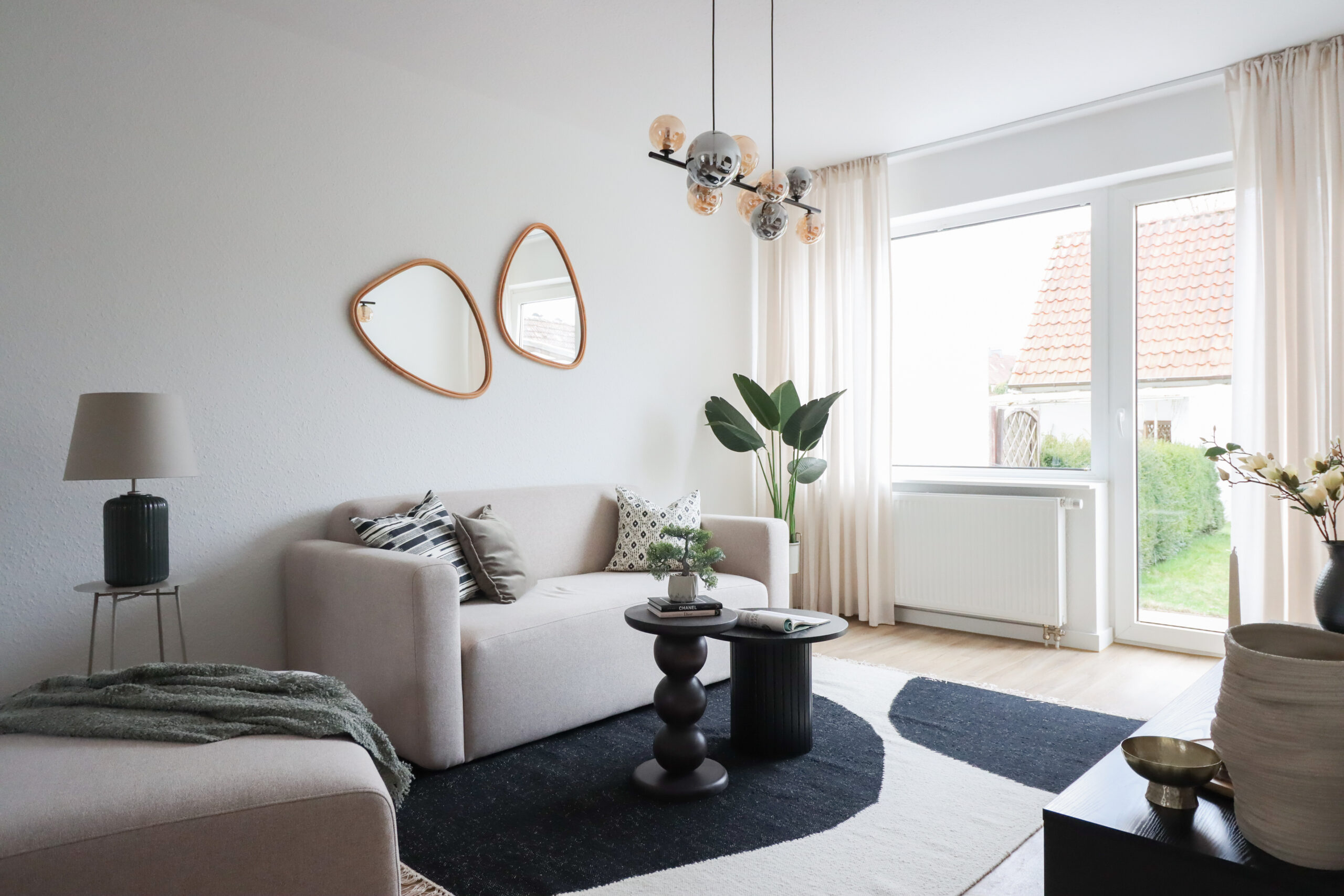 Home Staging eines Wohnzimmers in Bielefeld