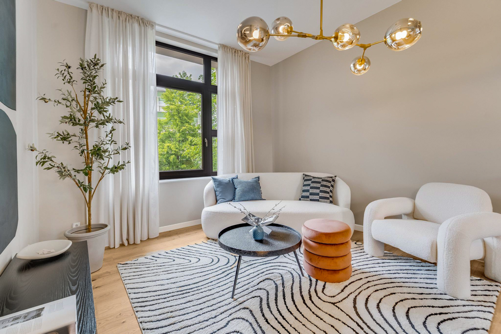 Musterwohnung im One Lindemann nach dem Home Staging durch Heimstil Homedesign in Dortmund