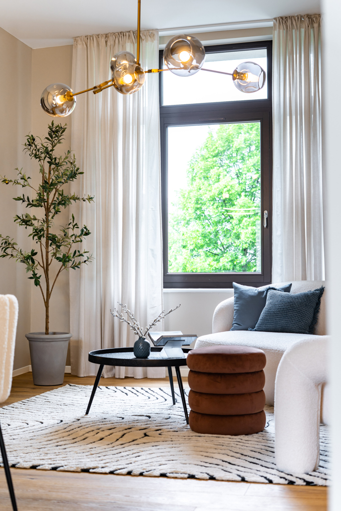 Wohnzimmer nach dem Home Staging durch Heimstil Homedesign in Dortmund